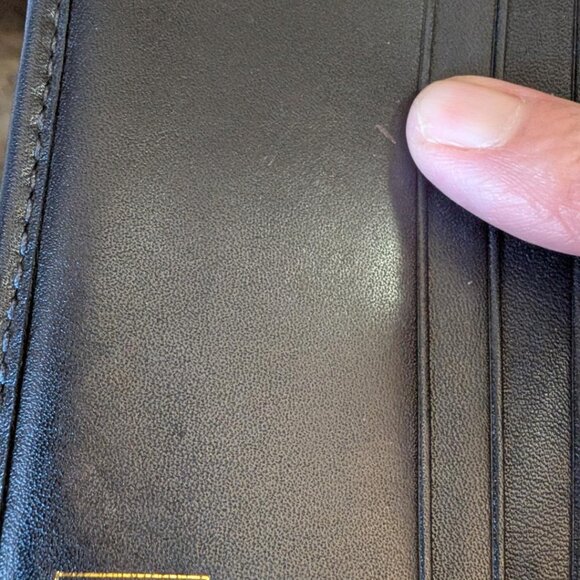 COACH SIGNATURE BI-FOLD WALLET Leather & Canvas - Picture 5 of 5